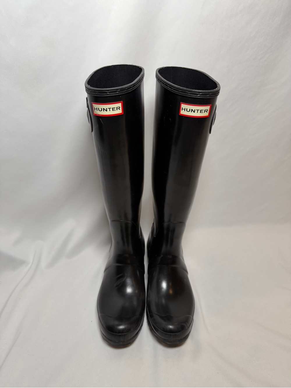 Hunter Gloss Black Tall Rain Boots